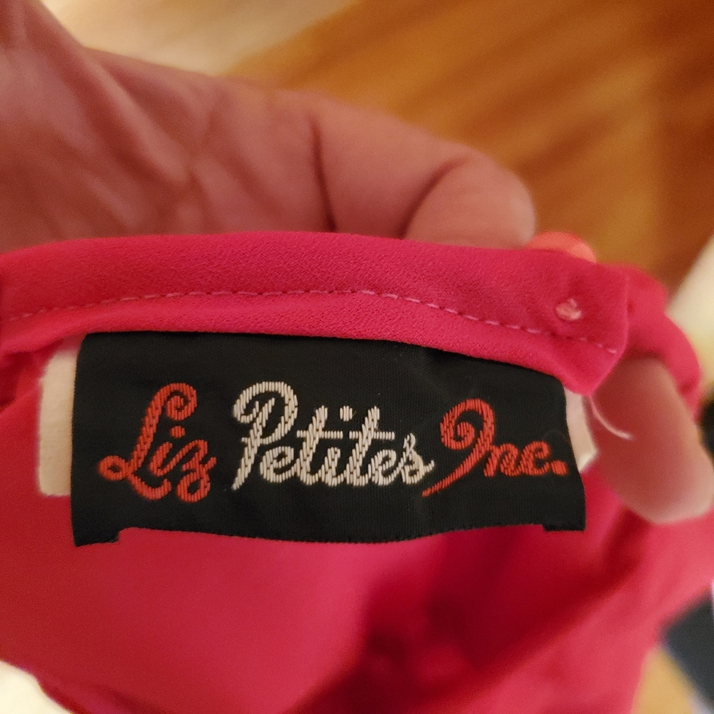 1980s Liz Petites Inc. Pleated Career Dress View 6